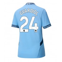 Camiseta Manchester City Josko Gvardiol #24 Primera Equipación para mujer 2024-25 manga corta